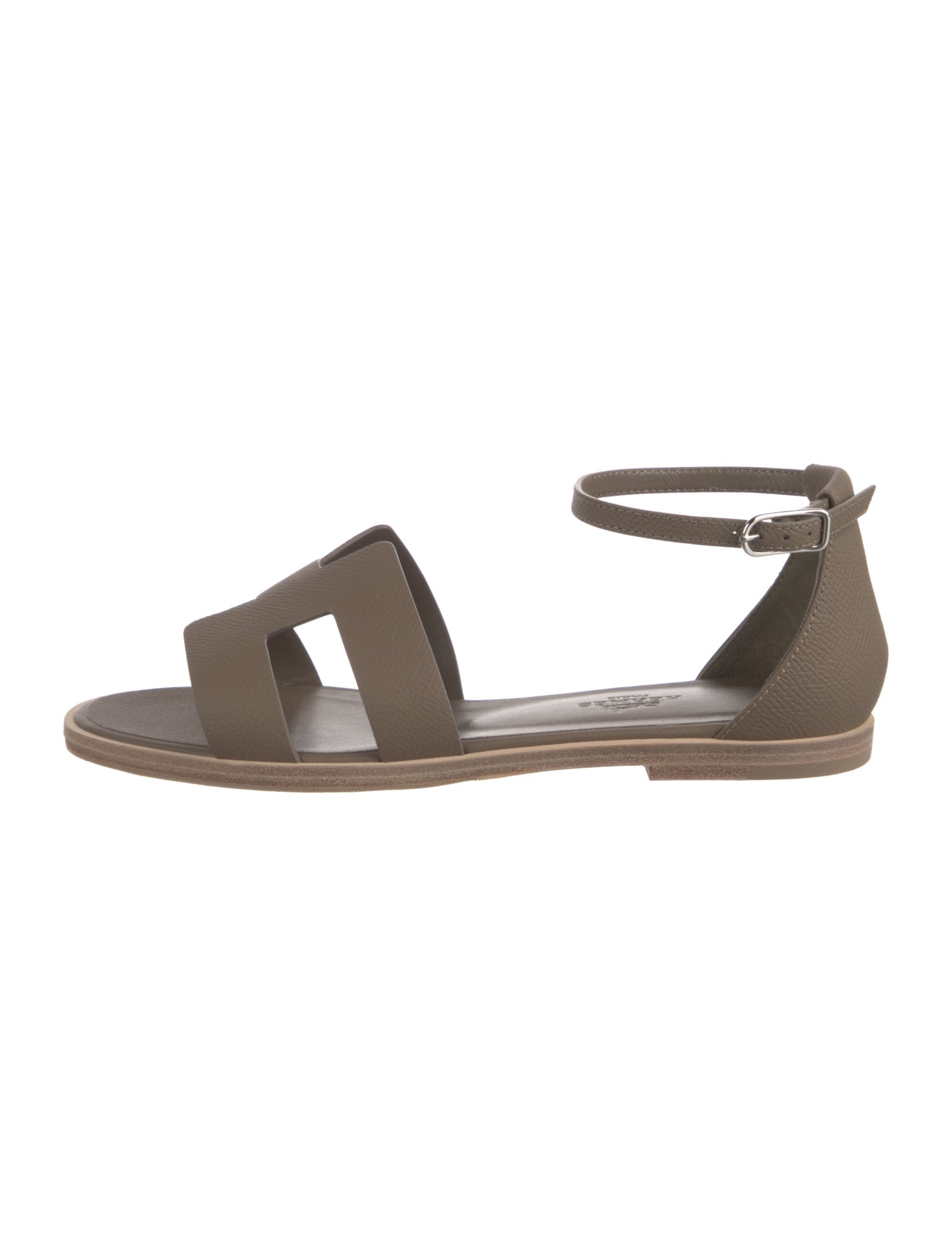 Hermès Santorini Leather Sandals