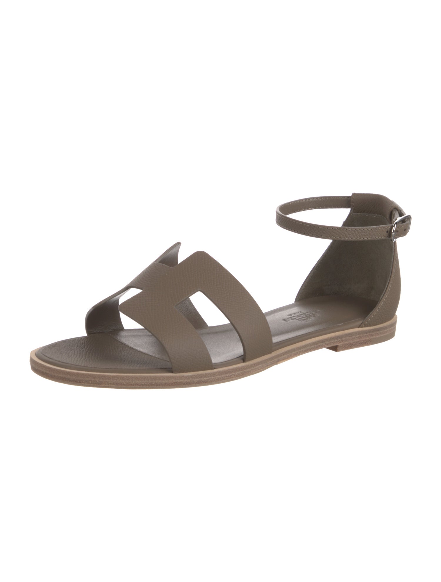 Hermès Santorini Leather Sandals