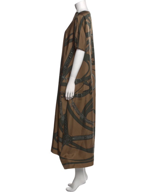 Hermès Silk Long Dress