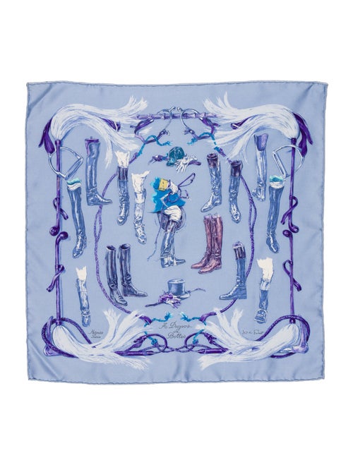 Hermès A Propos de Bottes Silk Scarf