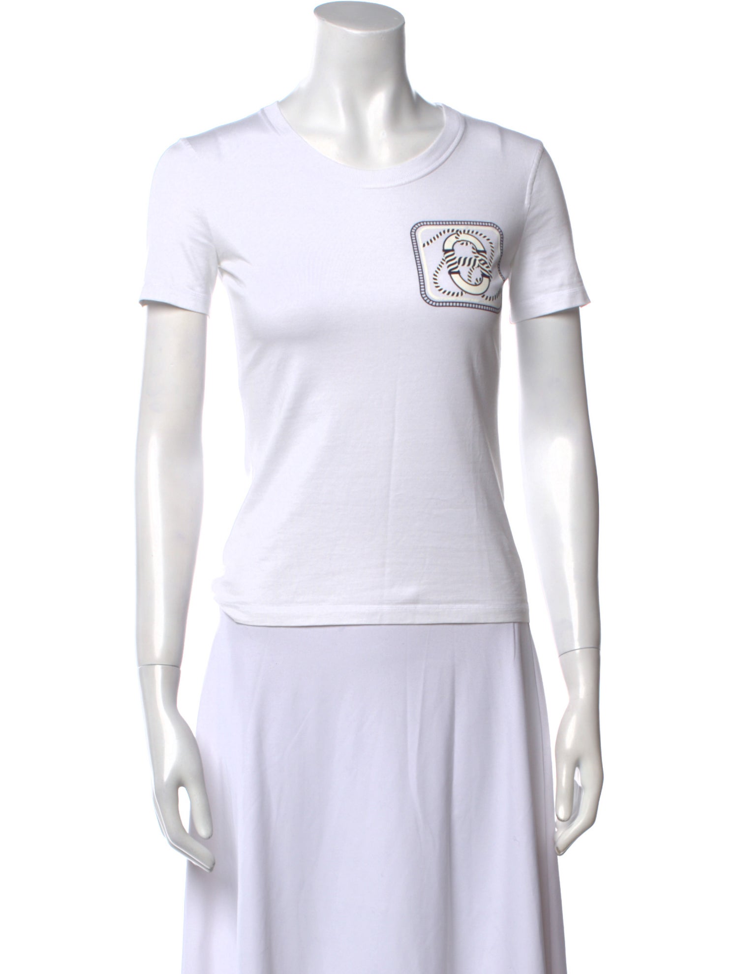 Hermès Graphic Print Crew Neck T-Shirt