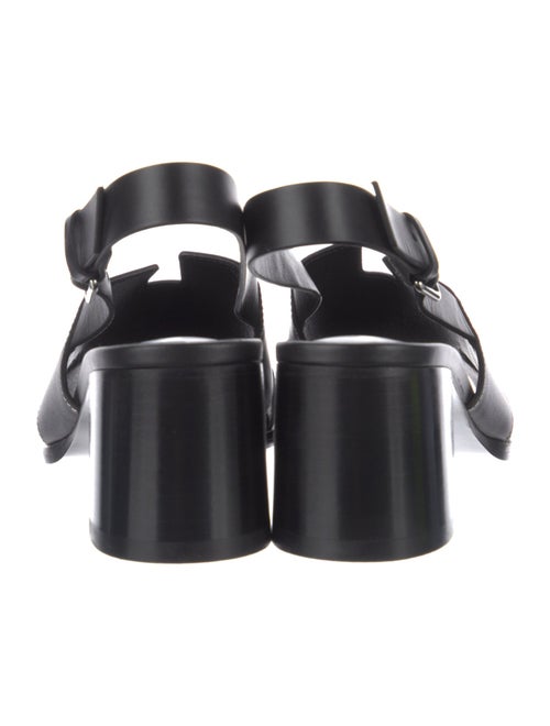 Hermès Elbe 60 Calfskin Slingback Sandals