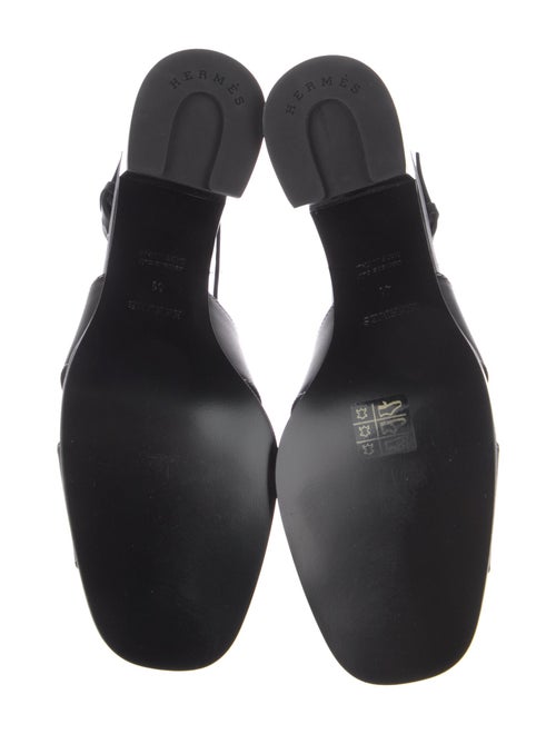 Hermès Elbe 60 Calfskin Slingback Sandals