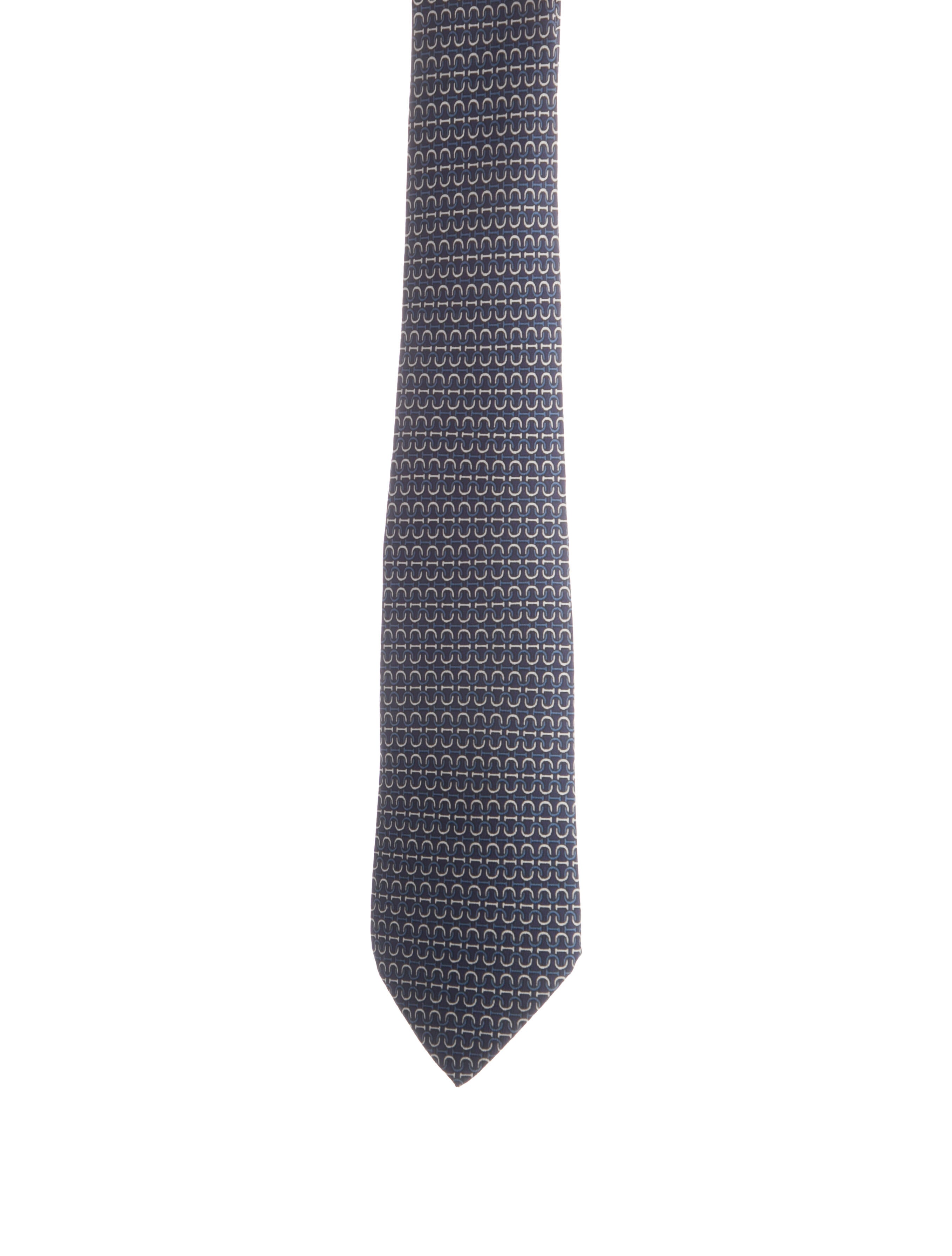 Hermès Silk Patterned Tie