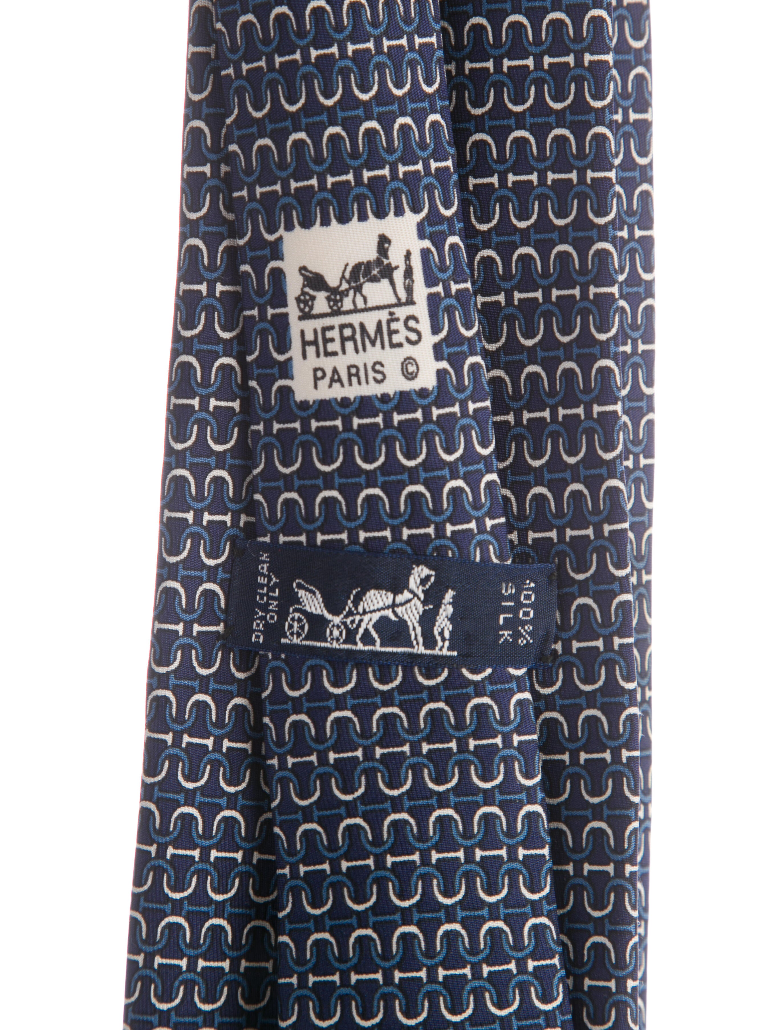 Hermès Silk Patterned Tie