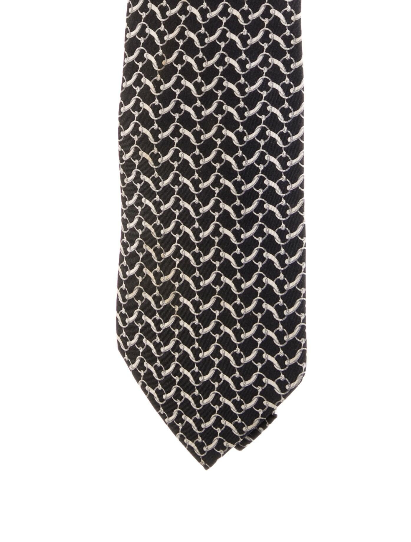 Hermès Patterned Tie