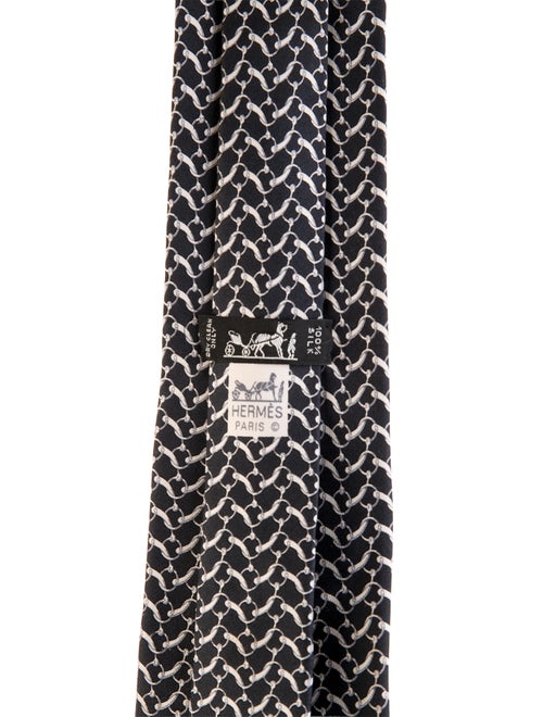 Hermès Patterned Tie