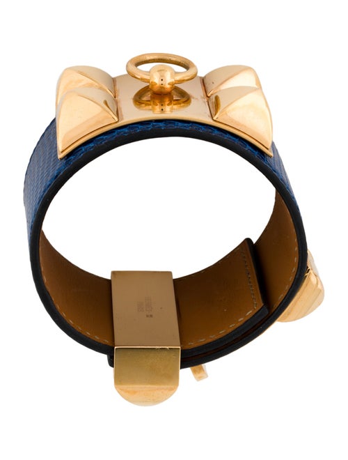Hermès Lizard Leather Collier De Chien Bracelet