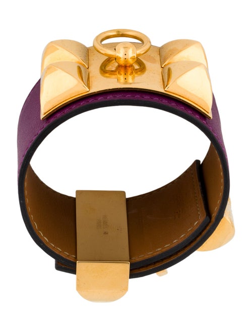 Hermès Leather Collier De Chien Bracelet