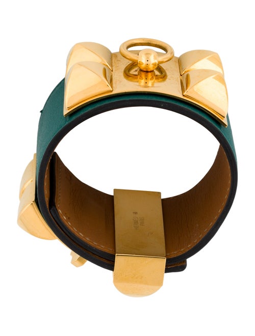 Hermès Leather Collier De Chien Bracelet
