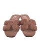 Hermès Oran Shearling Slides