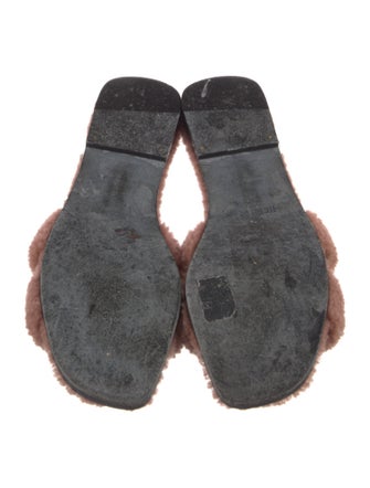 Hermès Oran Shearling Slides