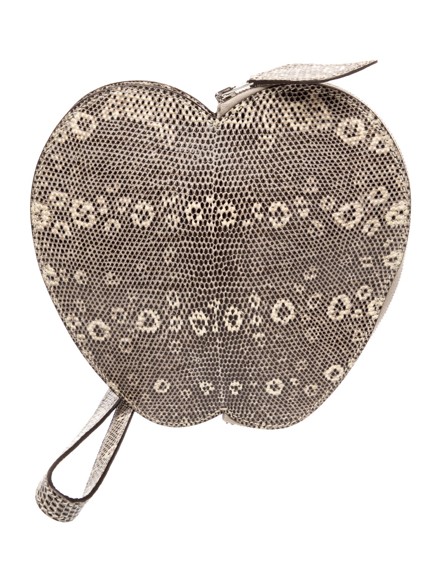 Hermès Ombre Lizard Tutti Frutti Apple Clutch