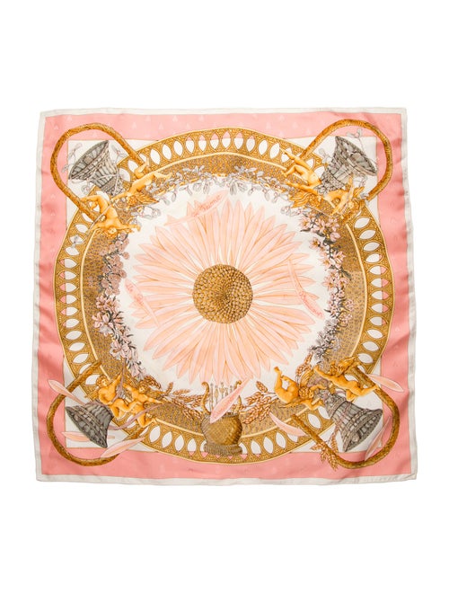 Hermès Je T'aime Un Peu Beaucoup Passionnement Silk Scarf