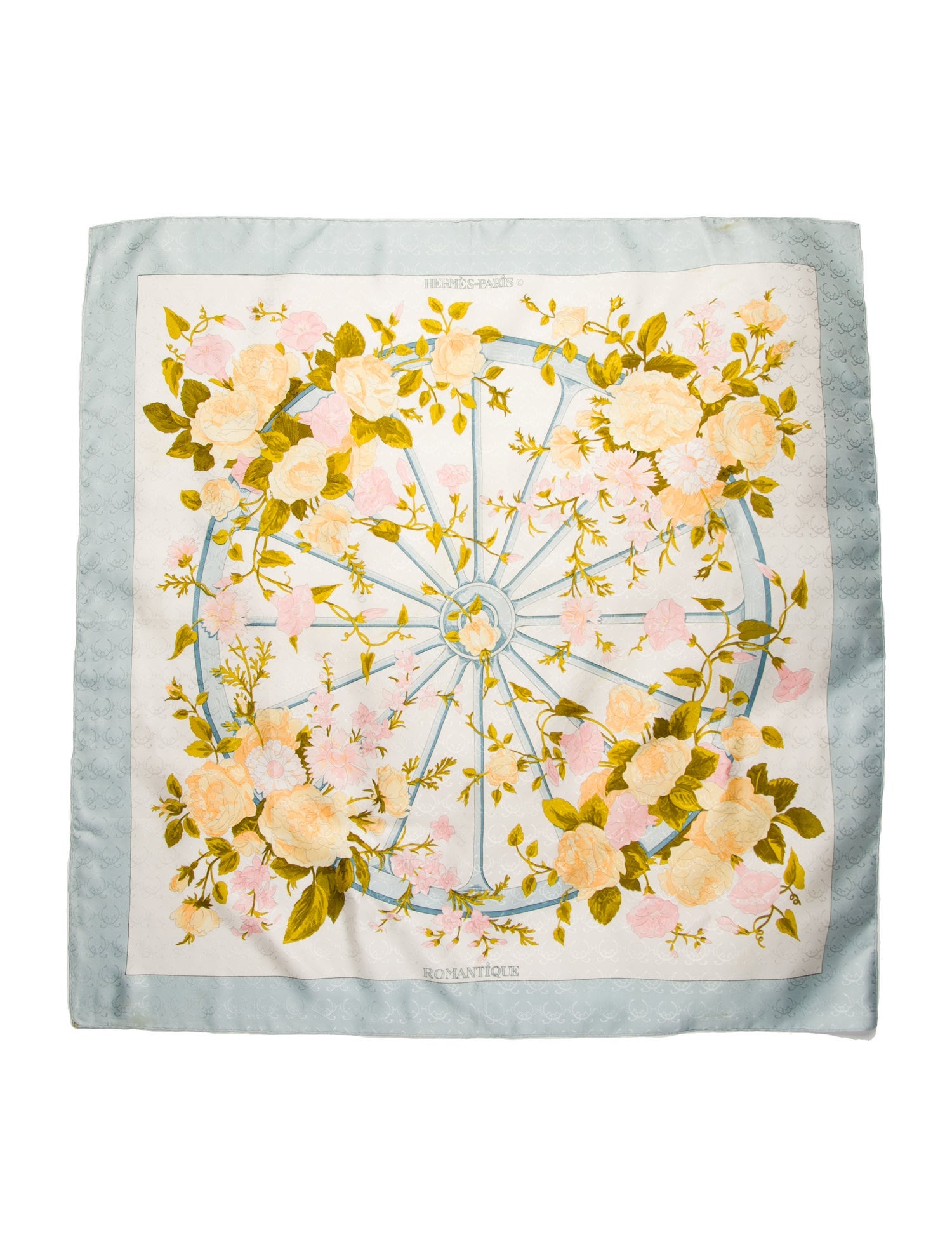 Hermès Romantique Jacquard Silk Scarf