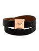 Hermès Leather Médor Infini Double Tour Wrap Bracelet