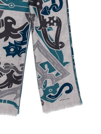 Hermès Echrape Cashmere Scarf