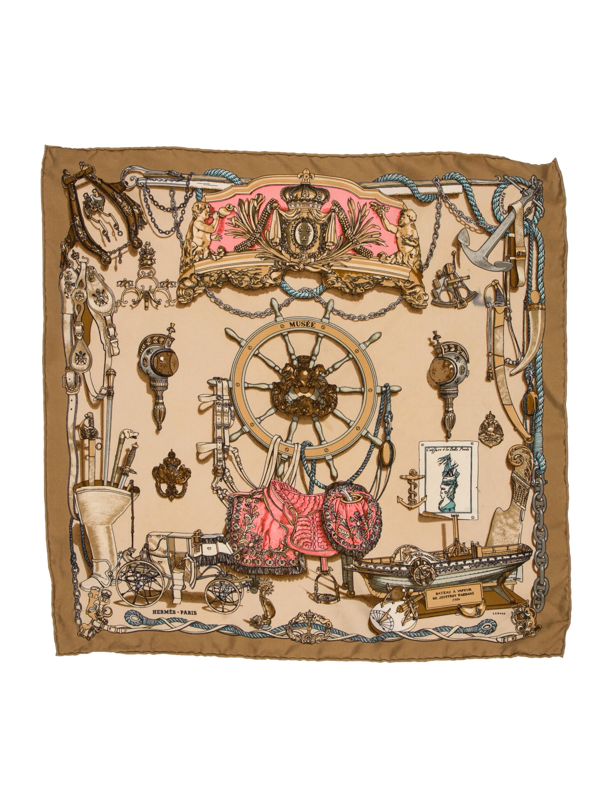 Hermès Musée Silk Scarf