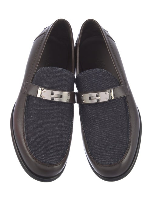 Hermès Destin Leather Dress Loafers