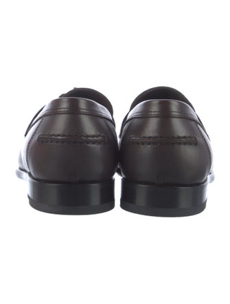 Hermès Destin Leather Dress Loafers