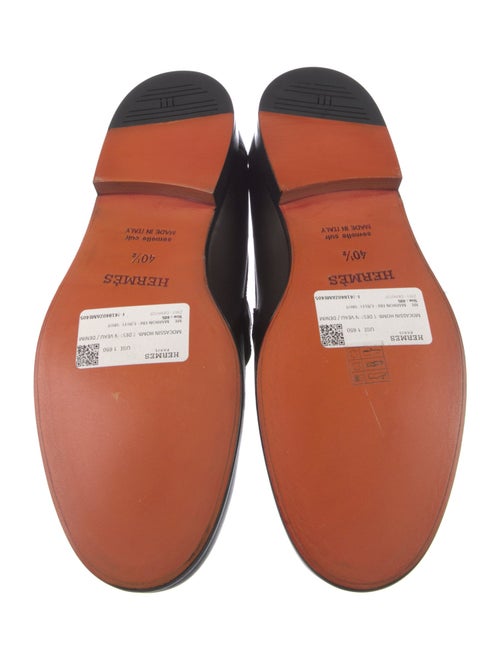 Hermès Destin Leather Dress Loafers