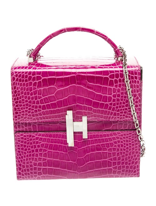 Hermès Shiny Alligator Mississippiensis Cinhetic Box Bag