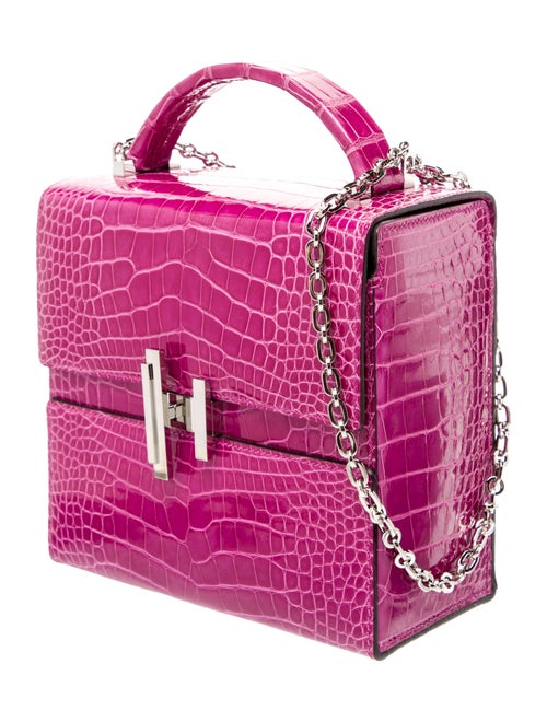 Hermès Shiny Alligator Mississippiensis Cinhetic Box Bag