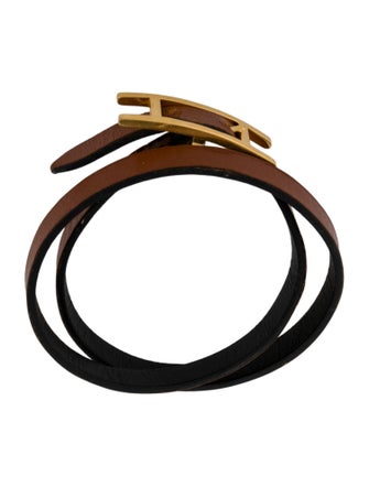 Hermès Behapi Double Tour Wrap Bracelet