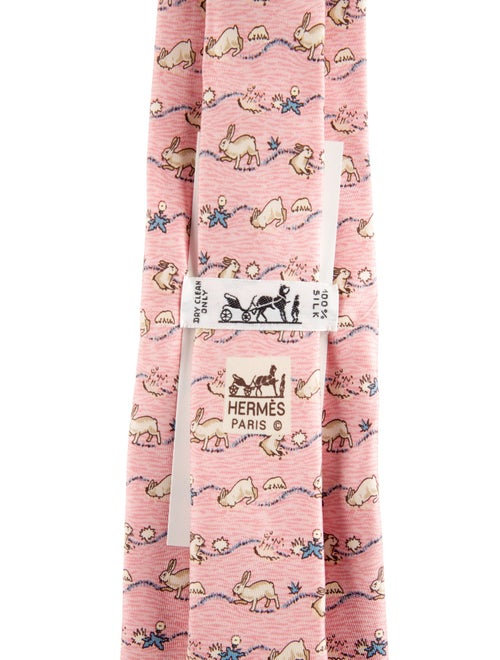 Hermès Silk Patterned Tie