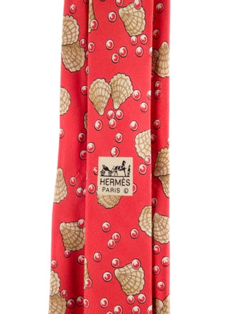Hermès Silk Patterned Tie
