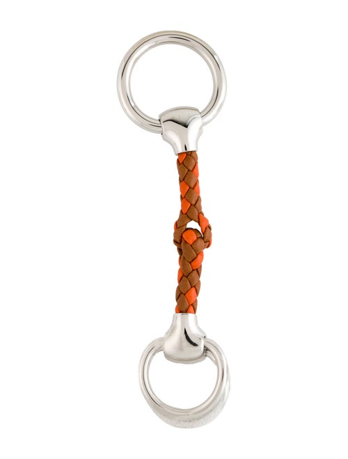 Hermès Mors Tresse Cuir scarf 90 Ring