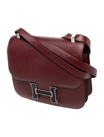 Hermès Epsom Enamel Constance 24