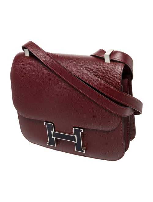 Hermès Epsom Enamel Constance 24