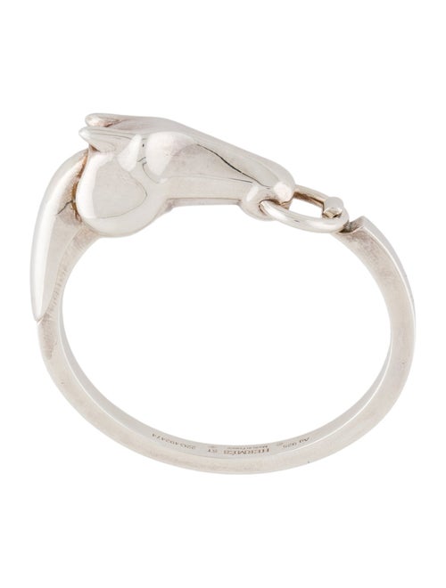 Hermès Galop Horse Head Hinged Bangle Bracelet