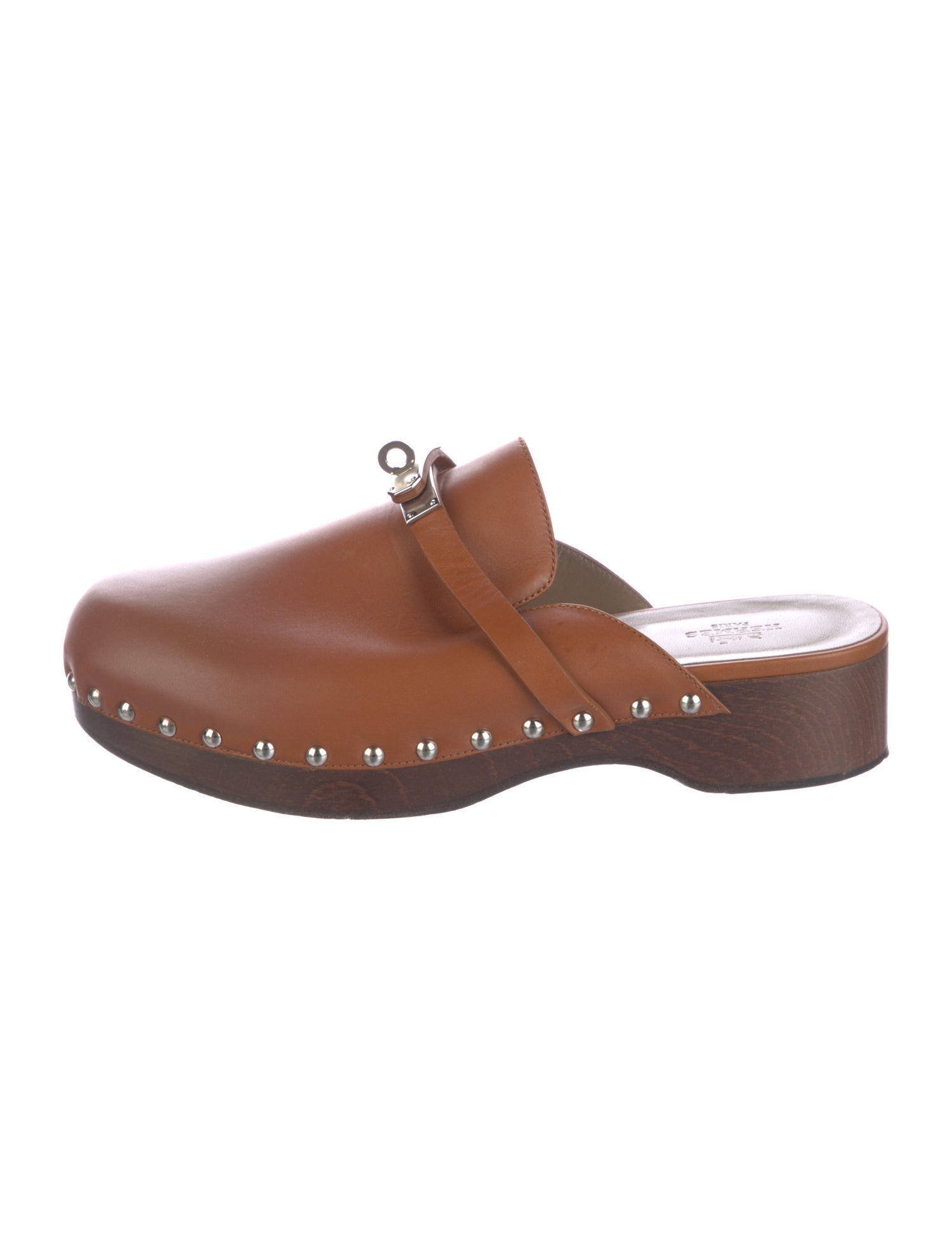 Hermès Carlotta Leather Mules
