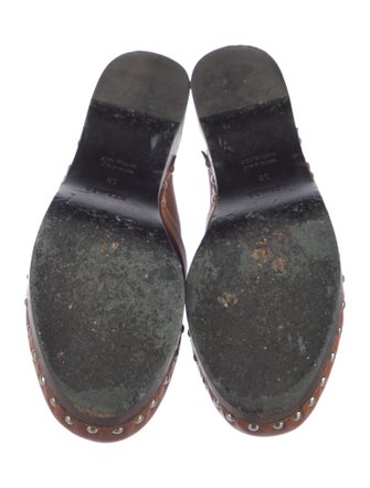 Hermès Carlotta Leather Mules