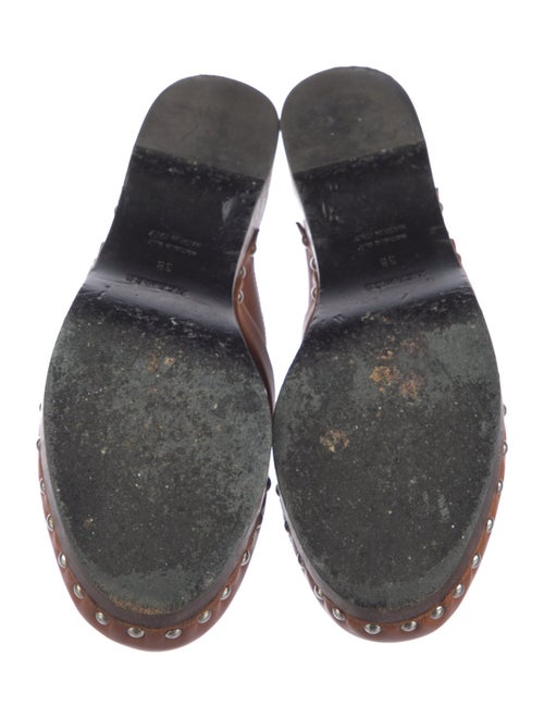 Hermès Carlotta Leather Mules