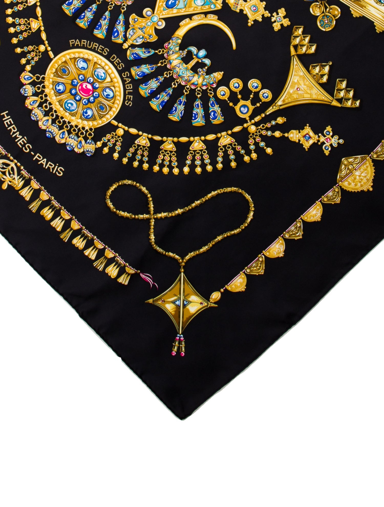 Hermès Parures Des Sables Silk Scarf