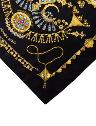 Hermès Parures Des Sables Silk Scarf