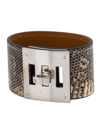 Hermès Lizard Leather Kelly Dog Bracelet