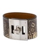 Hermès Lizard Leather Kelly Dog Bracelet