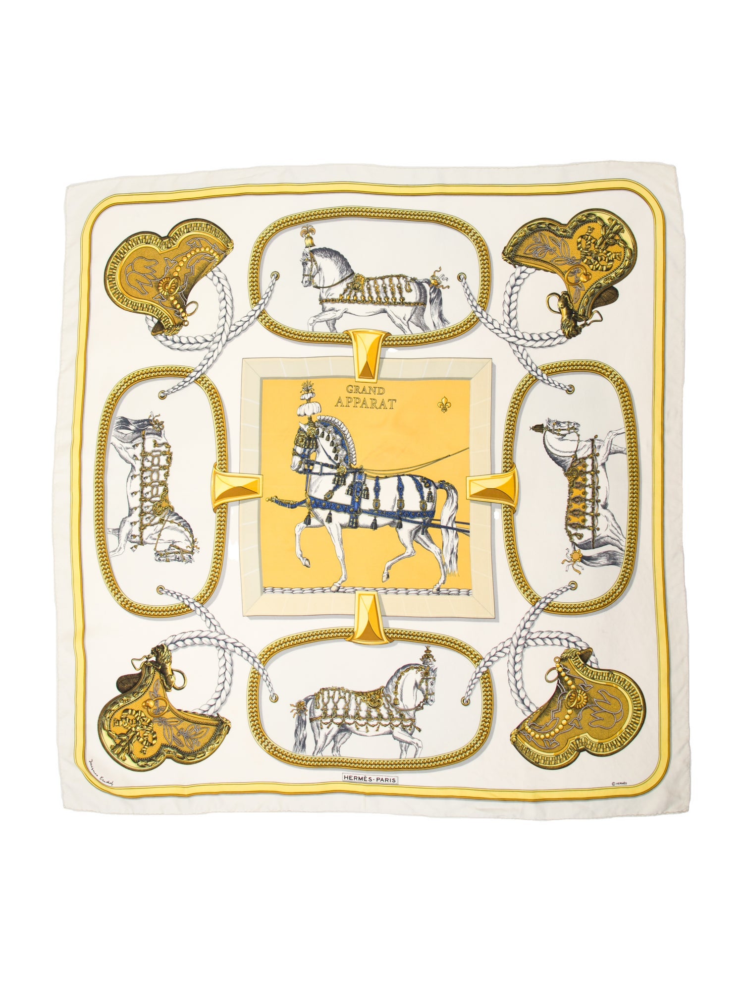 Hermès Grand Apparat Silk Scarf