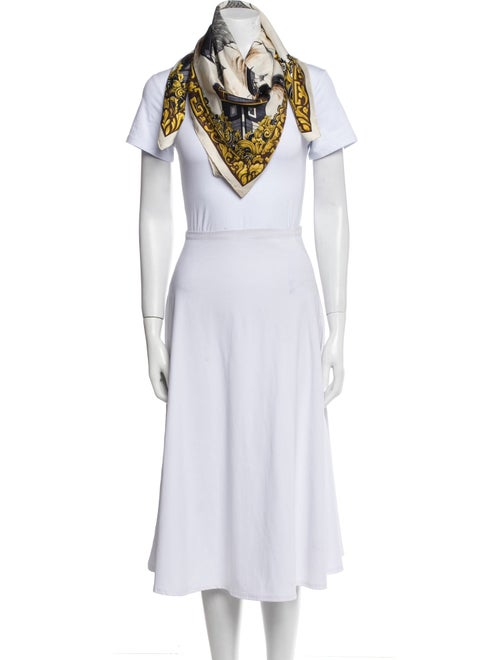 Hermès Jonques Et Sampans Silk Scarf