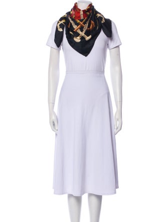 Hermès Cannes et Pommeaux Silk Scarf