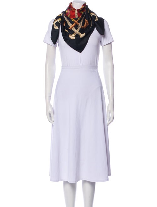 Hermès Cannes et Pommeaux Silk Scarf