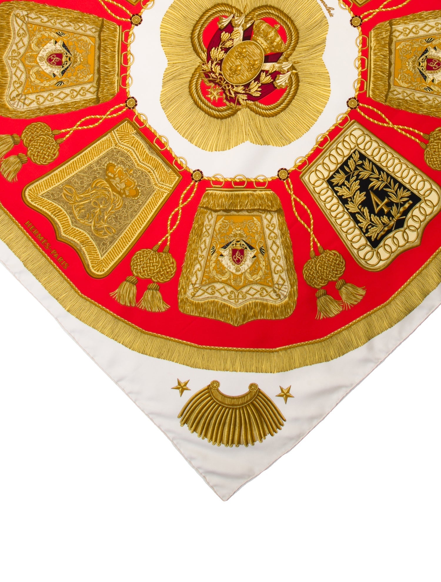 Hermès Poste et Cavalerie Silk Scarf