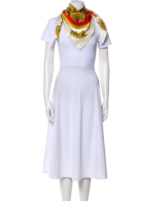 Hermès Poste et Cavalerie Silk Scarf