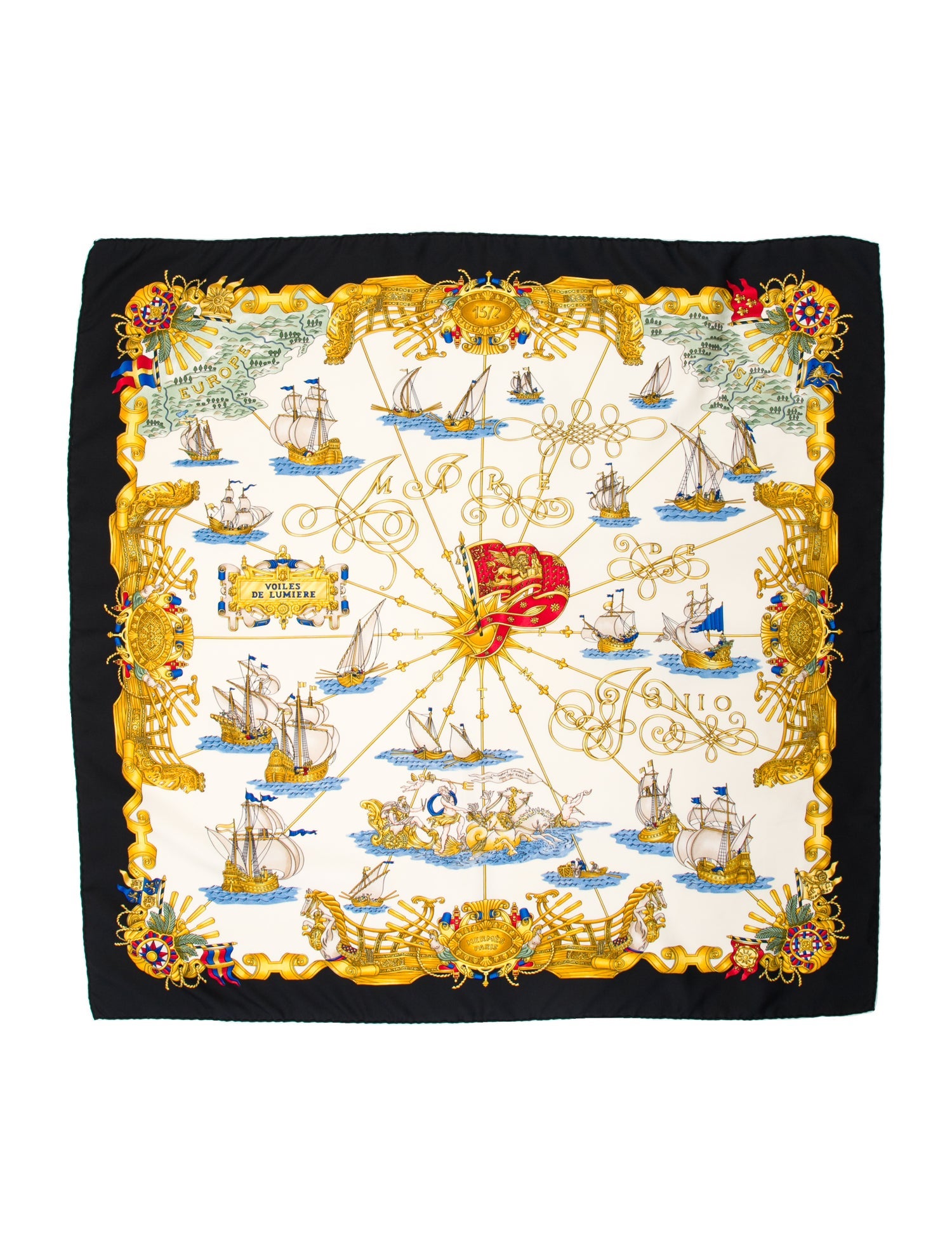 Hermès Voiles De Lumiere Silk Scarf