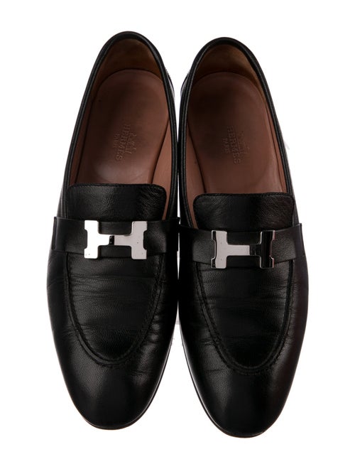 Hermès Paris H Logo Loafers