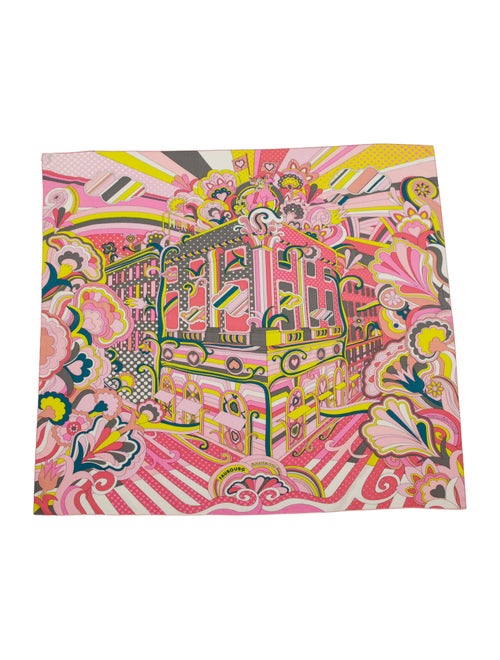 Hermès Faubourg Rainbow Cashmere Shawl